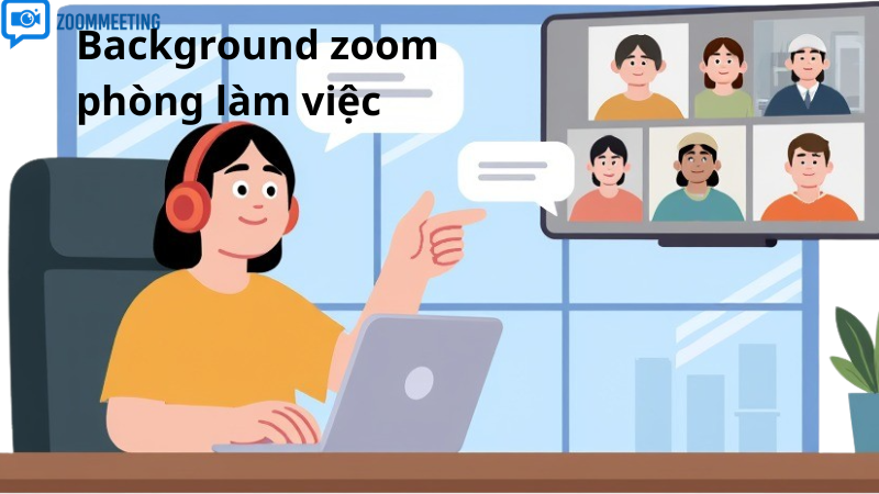 12 ý tưởng background zoom phòng làm việc dễ áp dụng