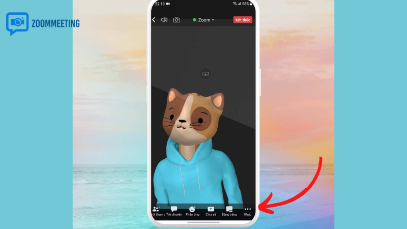 Cách đổi nền zoom trên điện thoại android từng bước