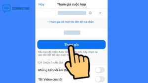 Cách đổi tên trên Zoom trên điện thoại trước khi vào phòng họp