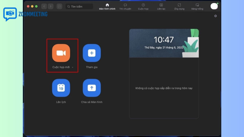 Cách tạo phòng Zoom trên máy tính bằng ứng dụng Desktop
