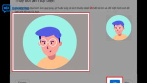 Chuẩn bị trước khi đổi avatar để ảnh hiển thị đẹp