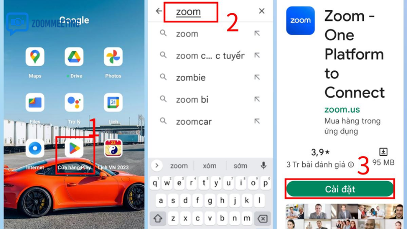 Hướng dẫn cài đặt Zoom trên điện thoại Android